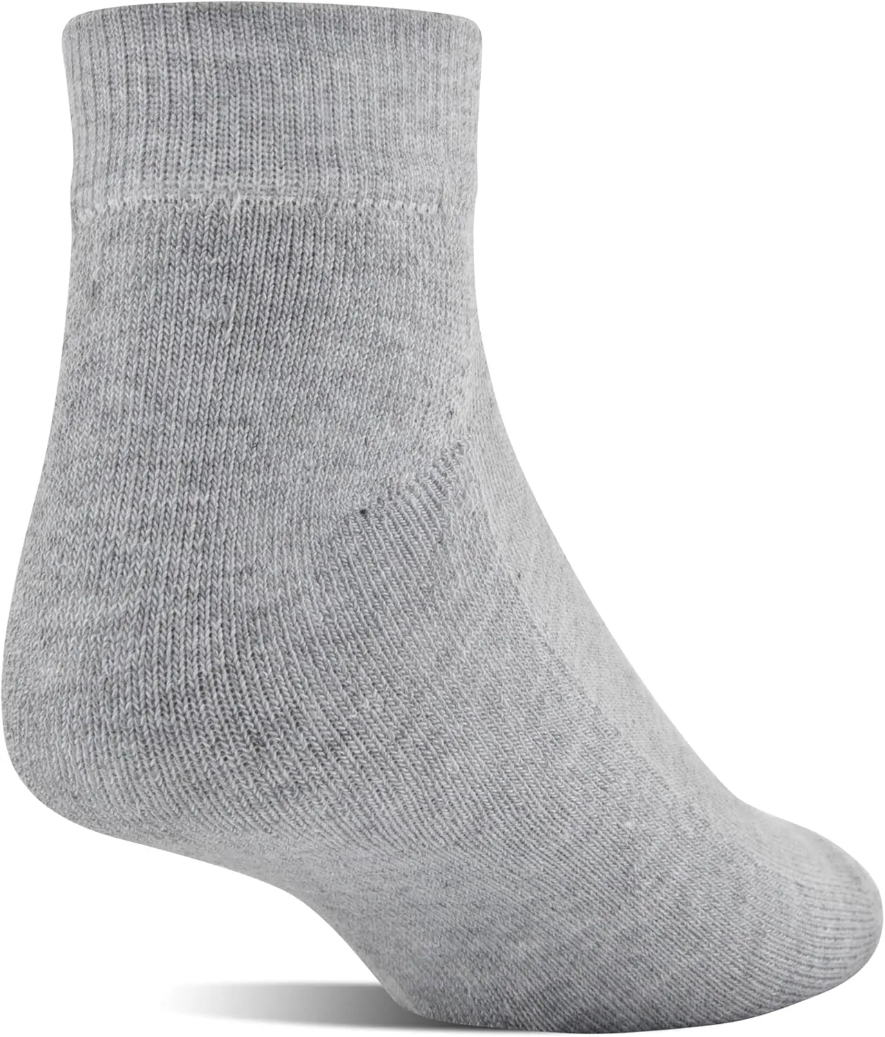 Gildan Men's Polyester Half Cushion Low Cut Socks, 12-pack