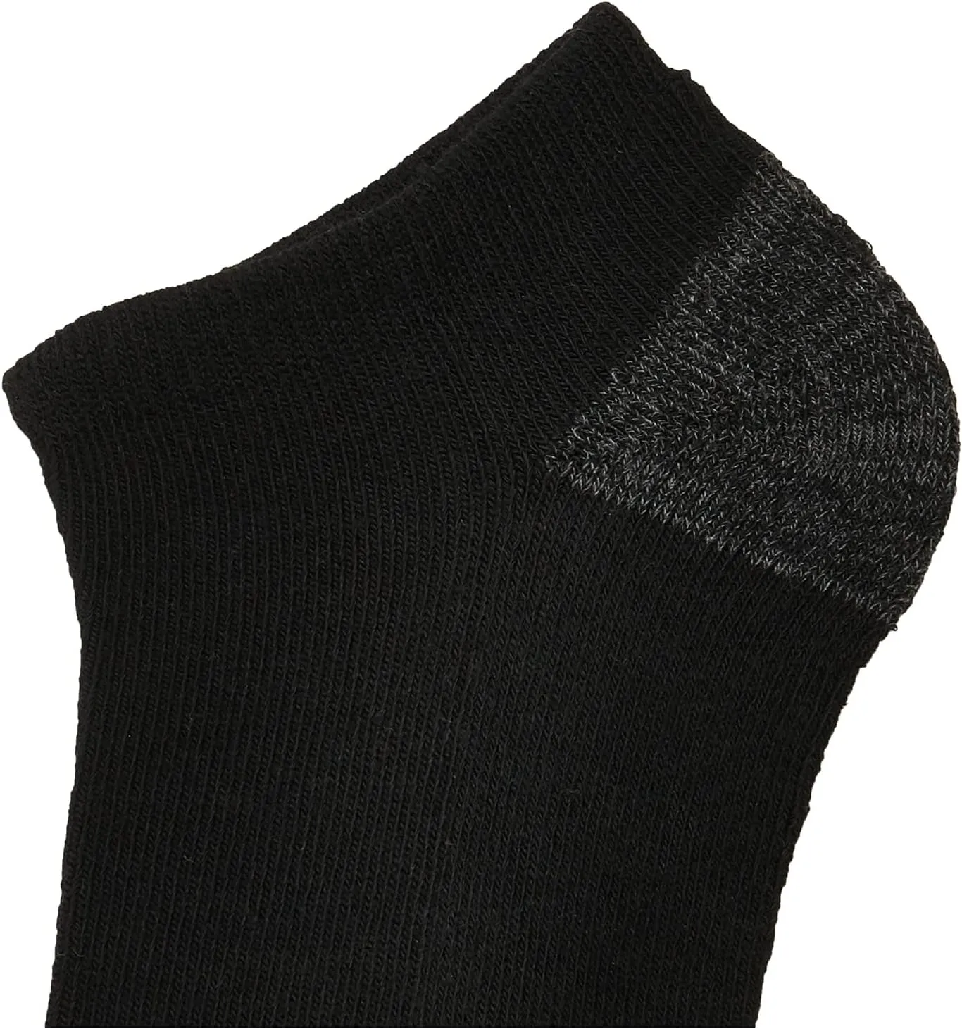 Gildan Men's Polyester Half Cushion No Show Socks, 12-pack