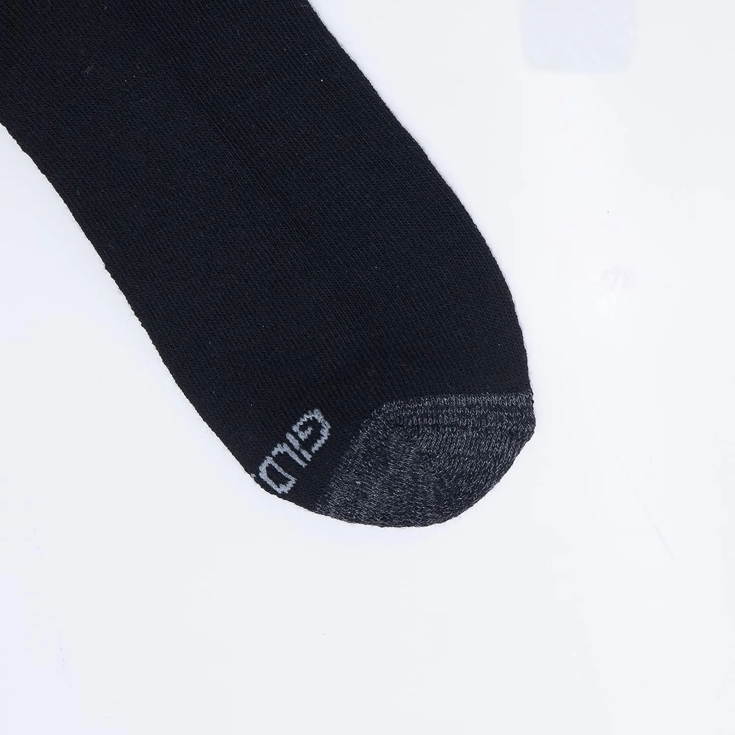 Gildan Men's Polyester Half Cushion No Show Socks, 12-pack