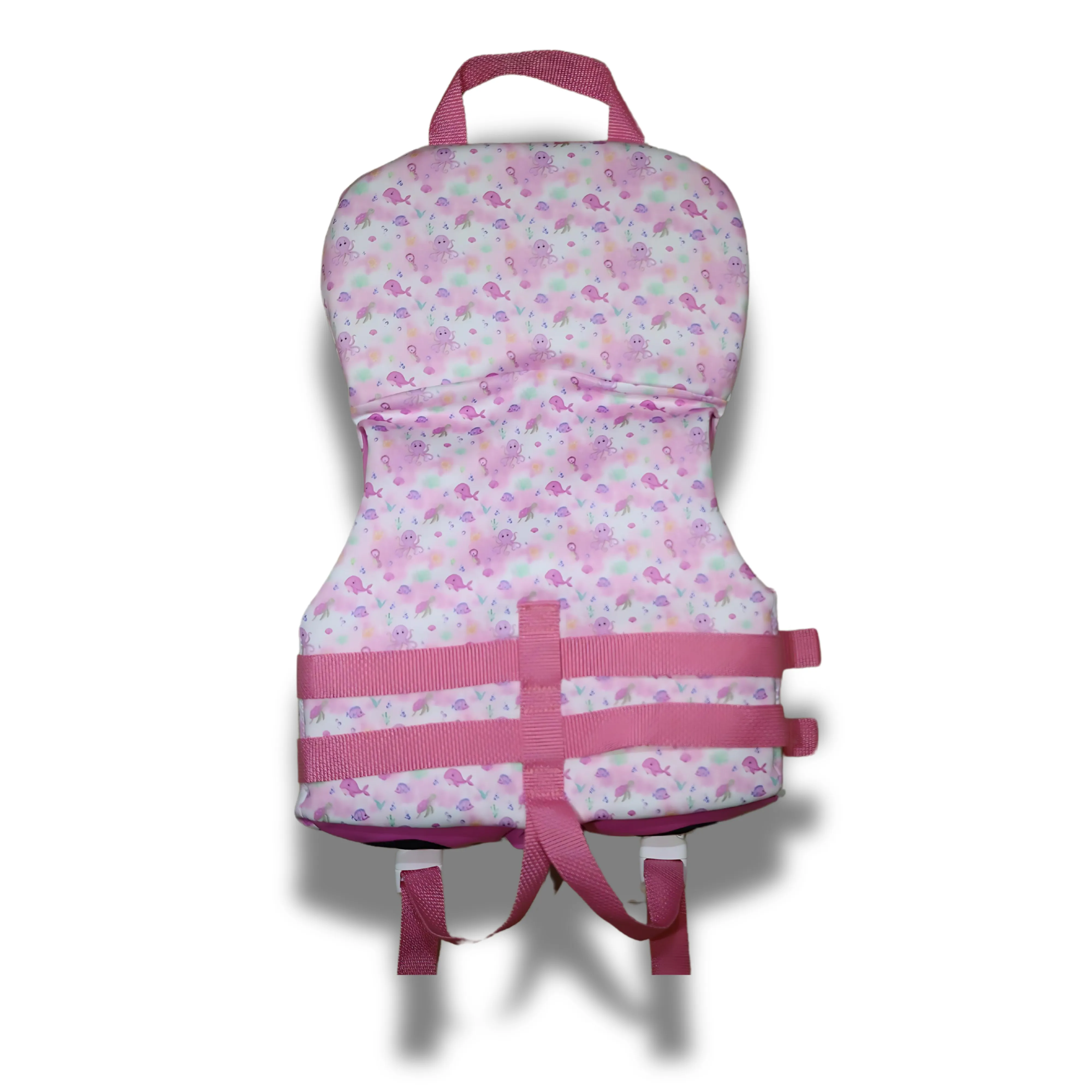 GIRL'S PINK SEA LIFE INFANT TYPE II REFLECTIVE LIFE VEST