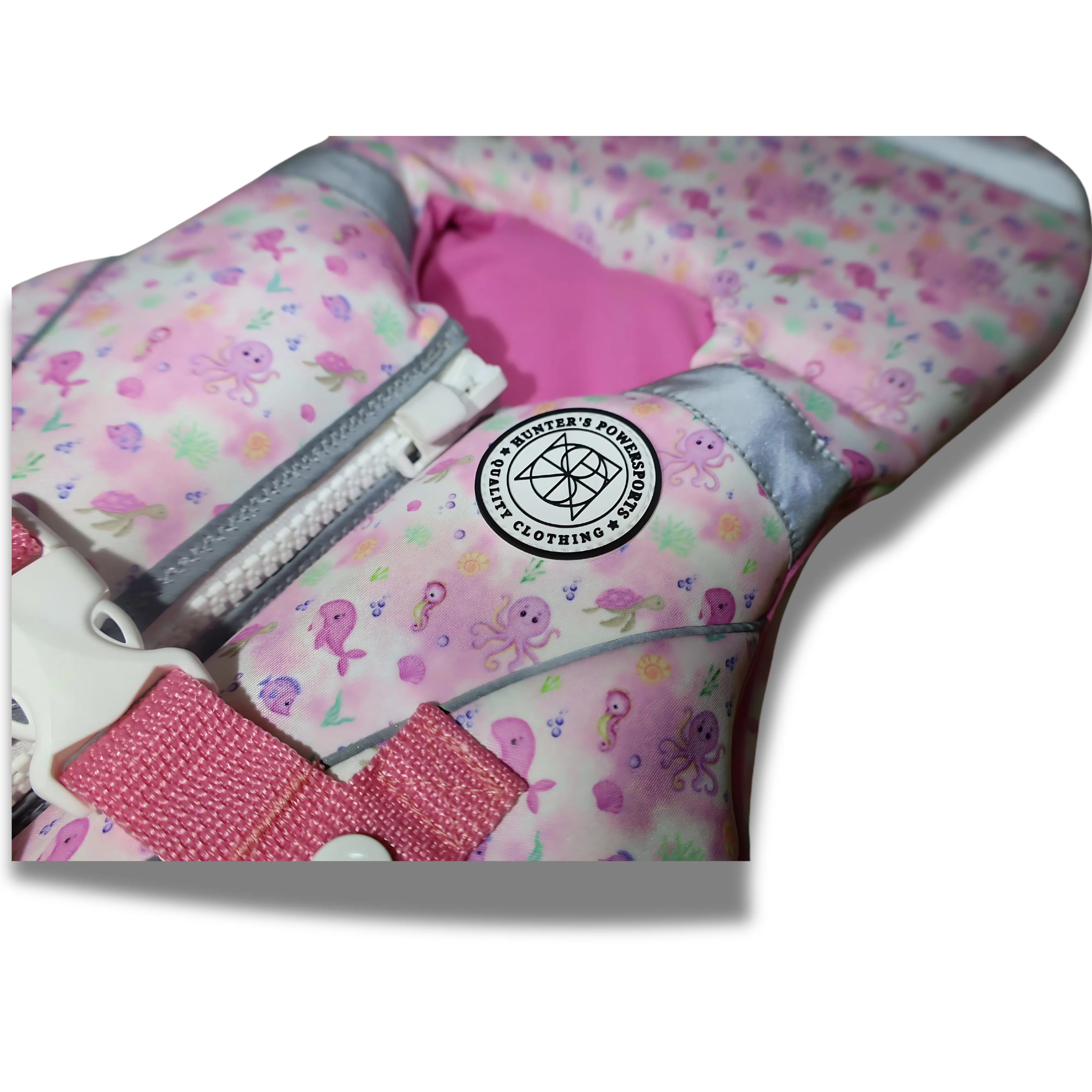 GIRL'S PINK SEA LIFE INFANT TYPE II REFLECTIVE LIFE VEST