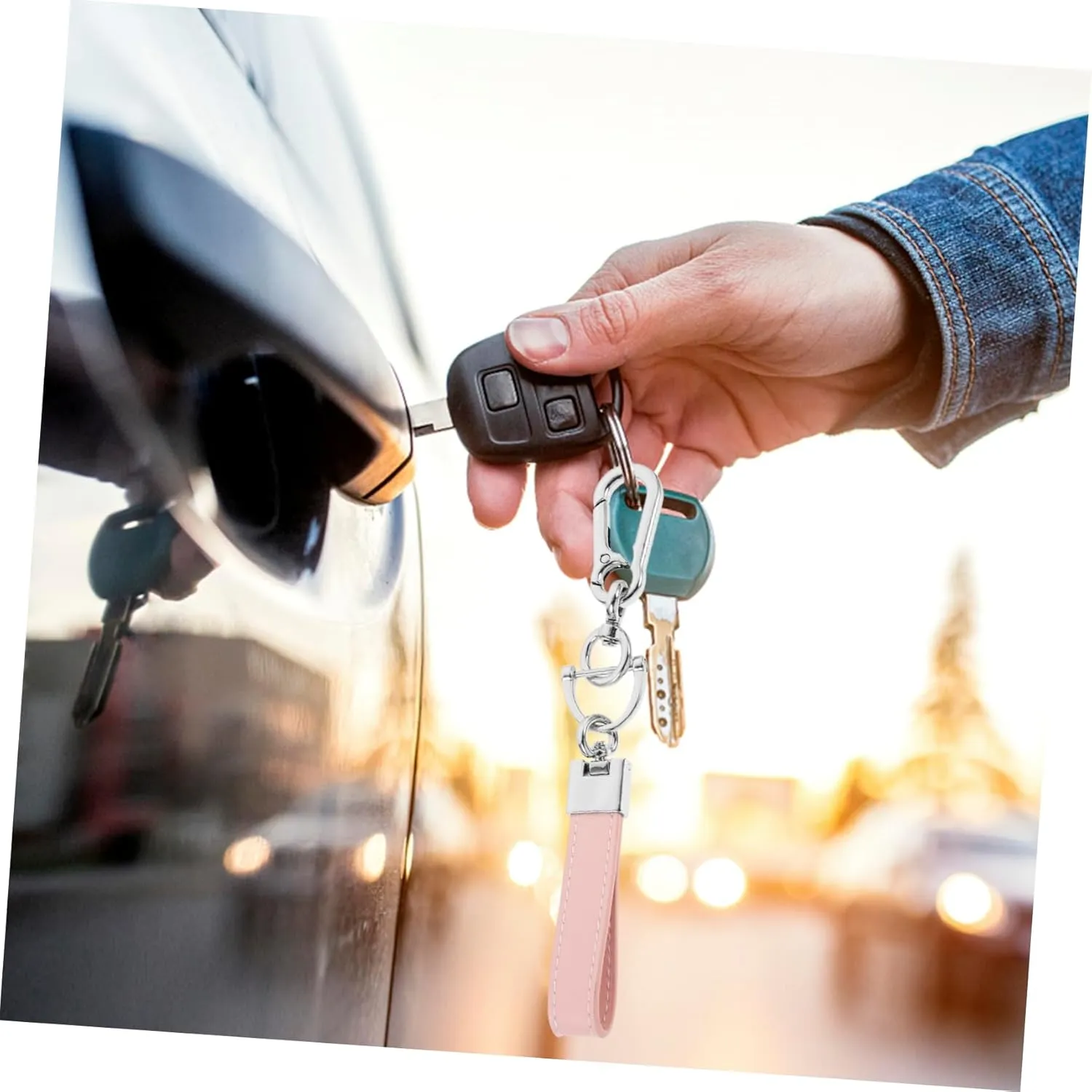 GLEAVI 1 Set Key Chain Men Wallet Carabiner Key Rings Ornaments Anti- Lost Keychain Mens Lanyard for Keys