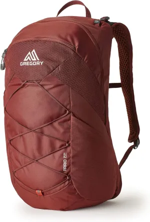 Gregory Arrio 22L Plus Size Unisex Day Hiking Backpack with Ventilated Backpanel and Built-in Hydration Attachment (Reservoir Not Included), Plus Size, Brick Red