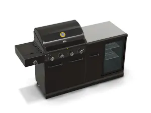 GRLLR Outdoor Kitchen 4 Burner and Fridge