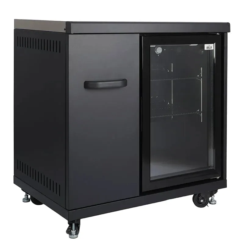 GRLLR Outdoor Kitchen 4 Burner and Fridge