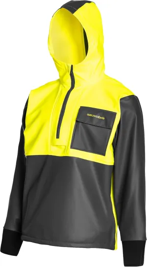 Grundéns Neptune Thermo Anorak Jacket | Durable Waterproof Protection Jacket with Warm Fleece Backer for Fishing Rain Gear