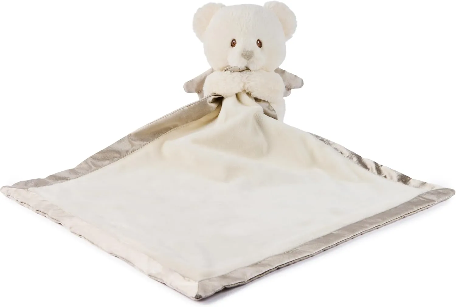 GUND Baby Angel Bear Lovey, Spiritual Teddy Bear Lovey Made from Recycled Materials, Plush Lovey Blanket for Babies and Newborns, White, 12”
