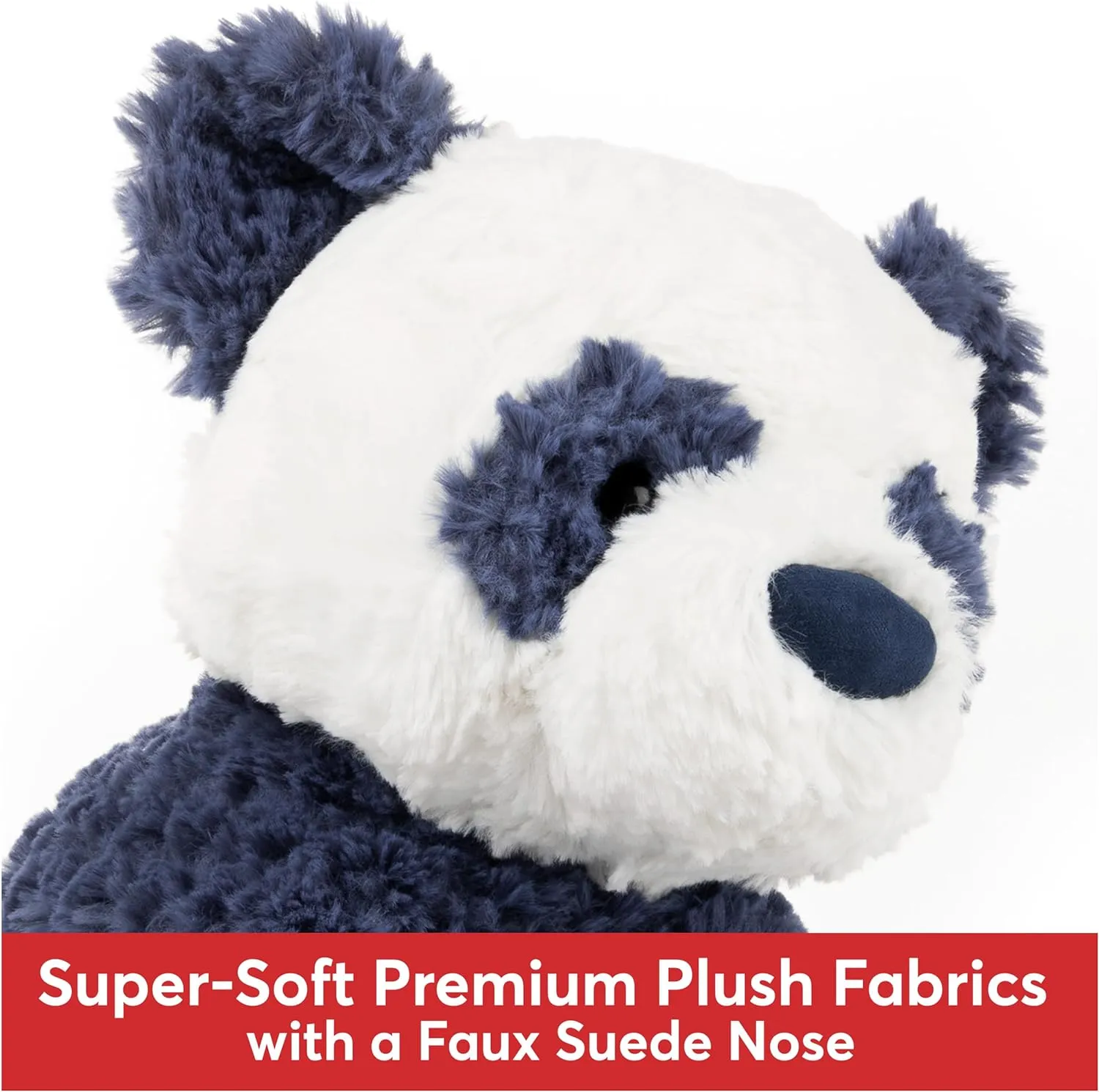 GUND Cozys Collection Panda, Panda Bear Stuffed Animal, Plush Toy for Ages 1 and Up, Navy Blue, 10”