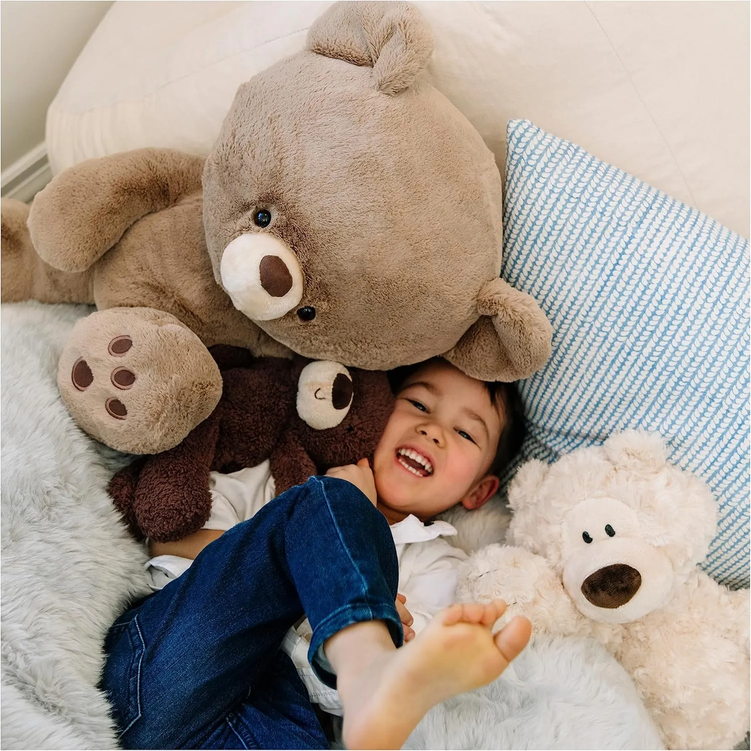 GUND Philbin Classic Teddy Bear, Premium Stuffed Animal for Ages 1 and Up, Beige, 18”