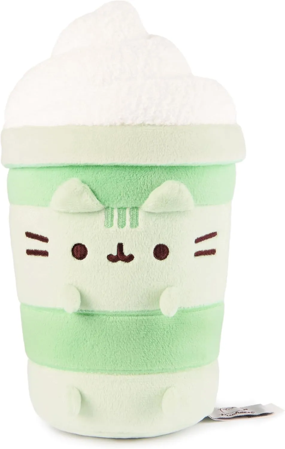 GUND Pusheen Sips Matcha Latte Plush, Matcha Tea, Toy Dessert Food Stuffed Animal for Ages 8 and Up, Green, 9.5”