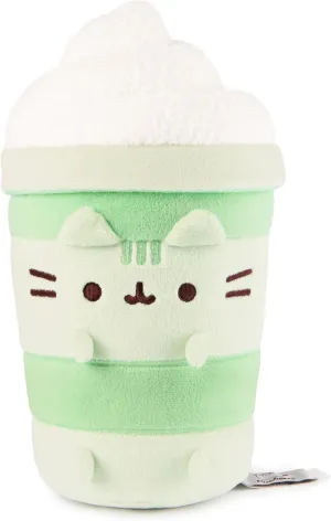 GUND Pusheen Sips Matcha Latte Plush, Matcha Tea, Toy Dessert Food Stuffed Animal for Ages 8 and Up, Green, 9.5”