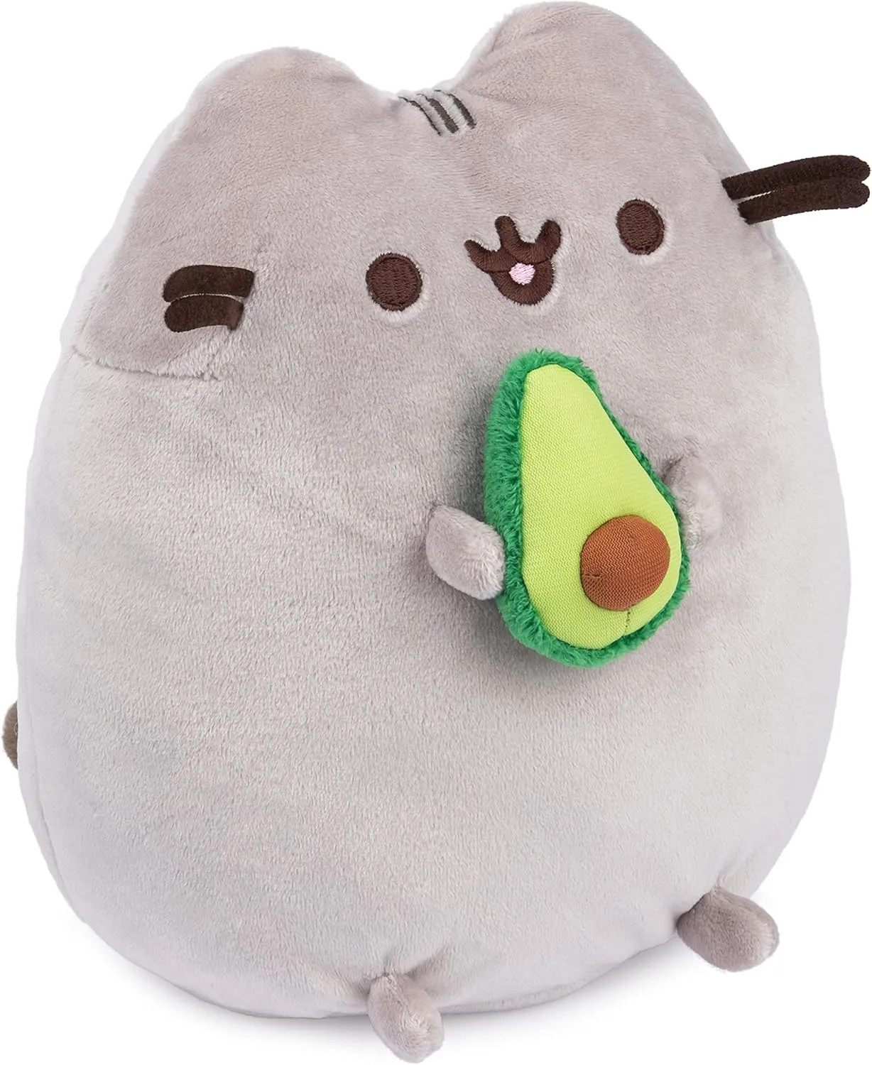 GUND Pusheen Snackable Avocado Plush, Stuffed Animal for Ages 8 and Up, 9.5”, Gray