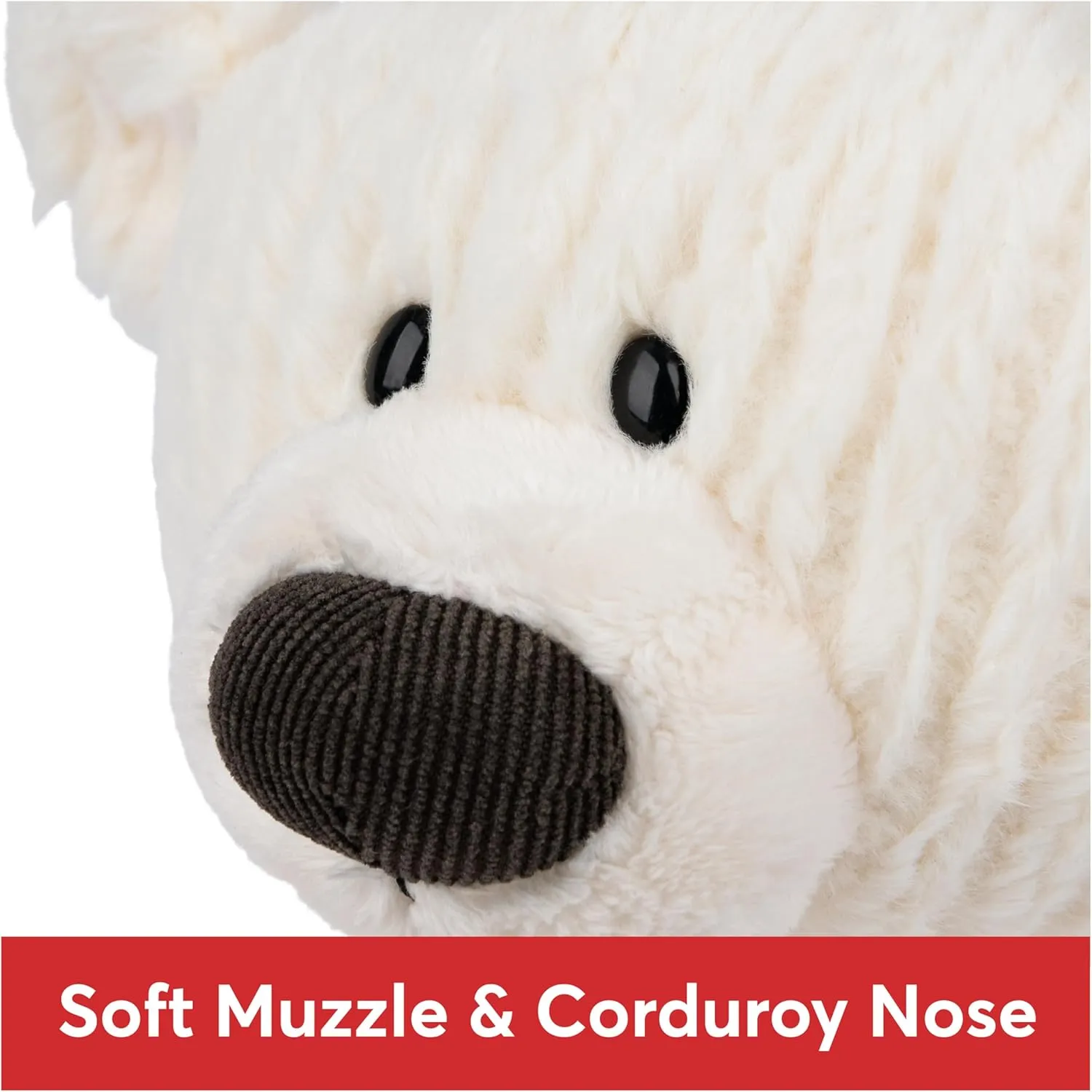 GUND Toothpick Cable, Teddy Bear Stuffed Animal for Ages 1 and Up, Cream/Offwhite, 15”