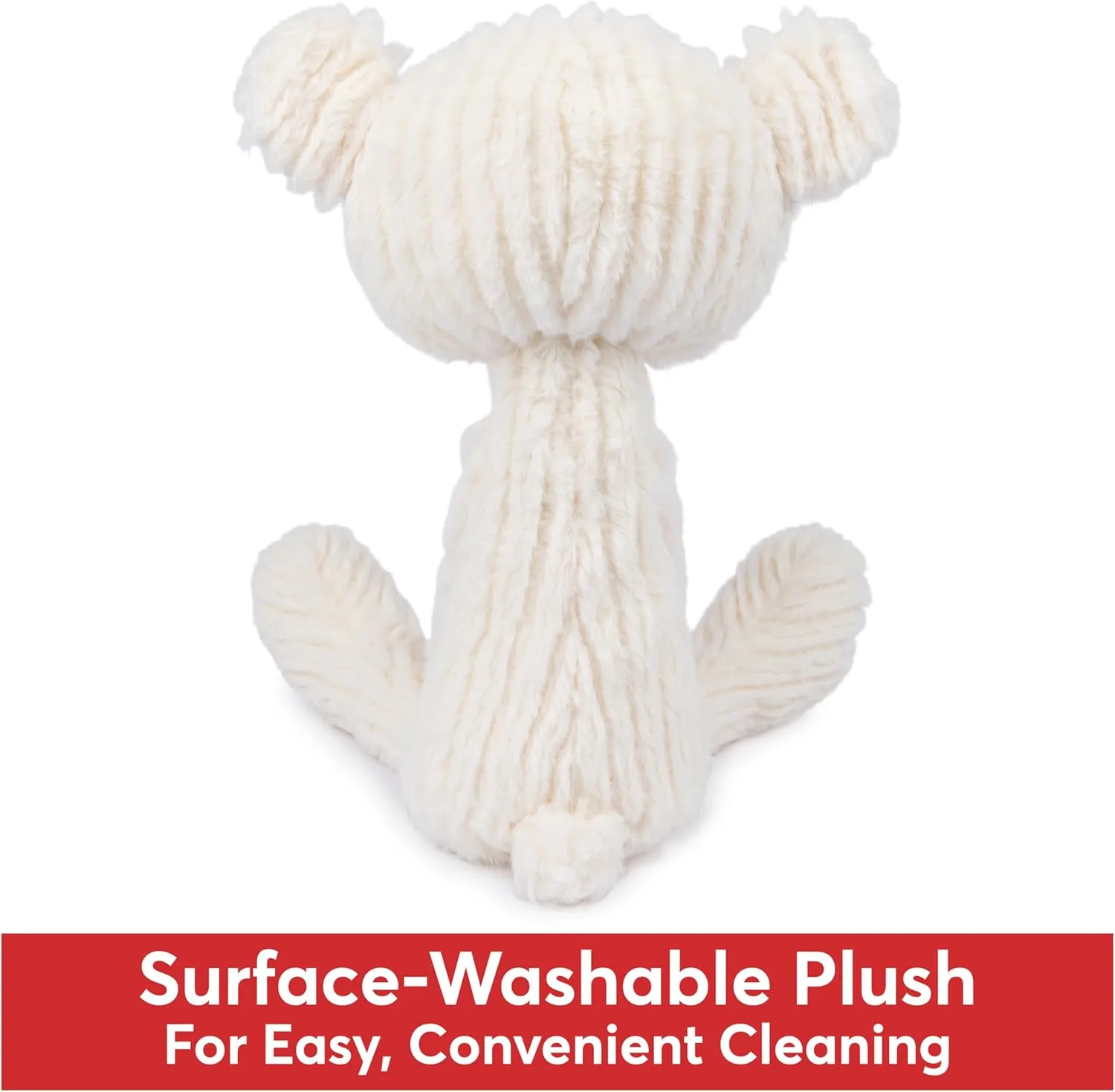 GUND Toothpick Cable, Teddy Bear Stuffed Animal for Ages 1 and Up, Cream/Offwhite, 15”