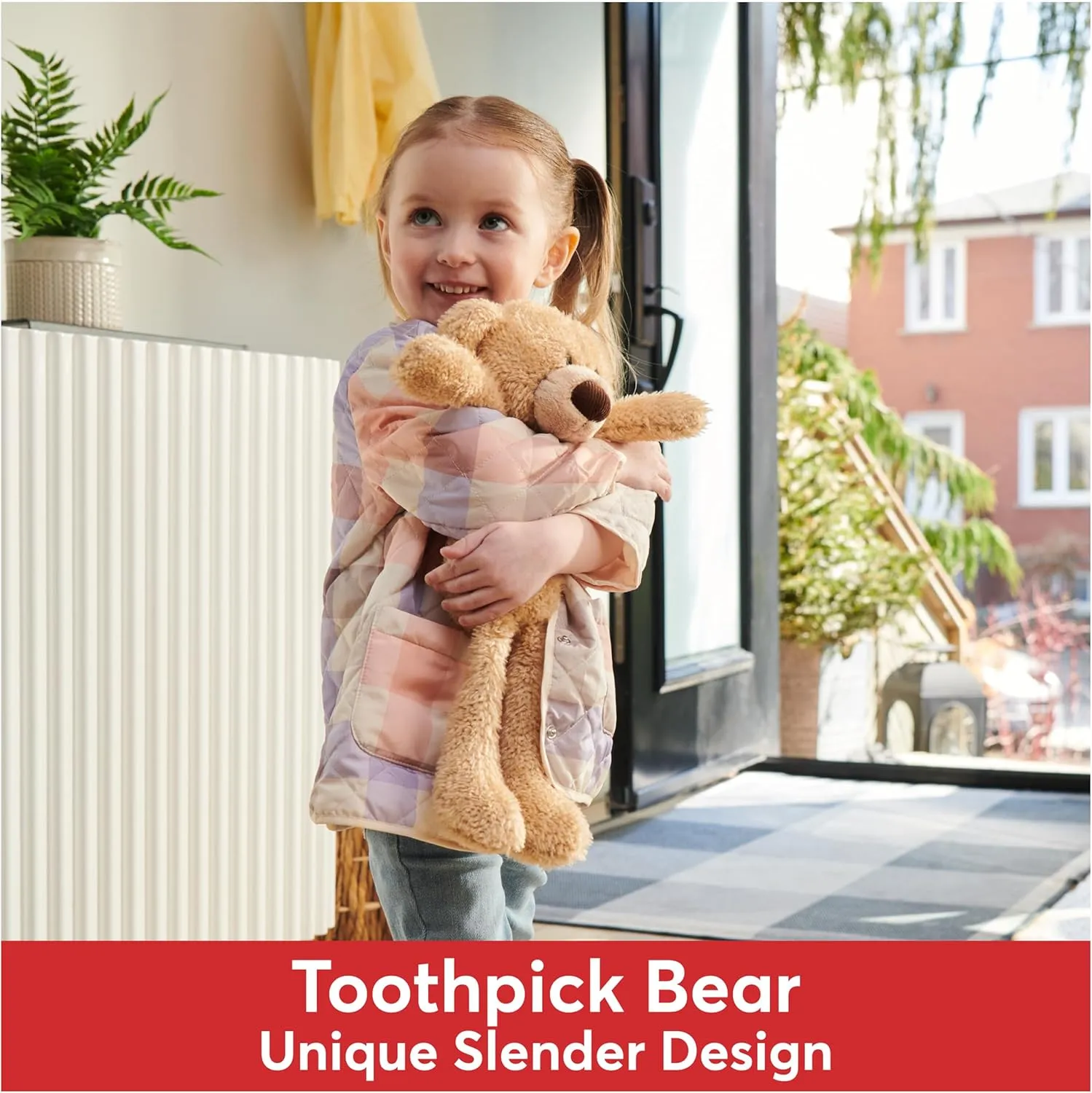 GUND Toothpick, Classic Teddy Bear Stuffed Animal for Ages 1 and Up, Beige, 15”