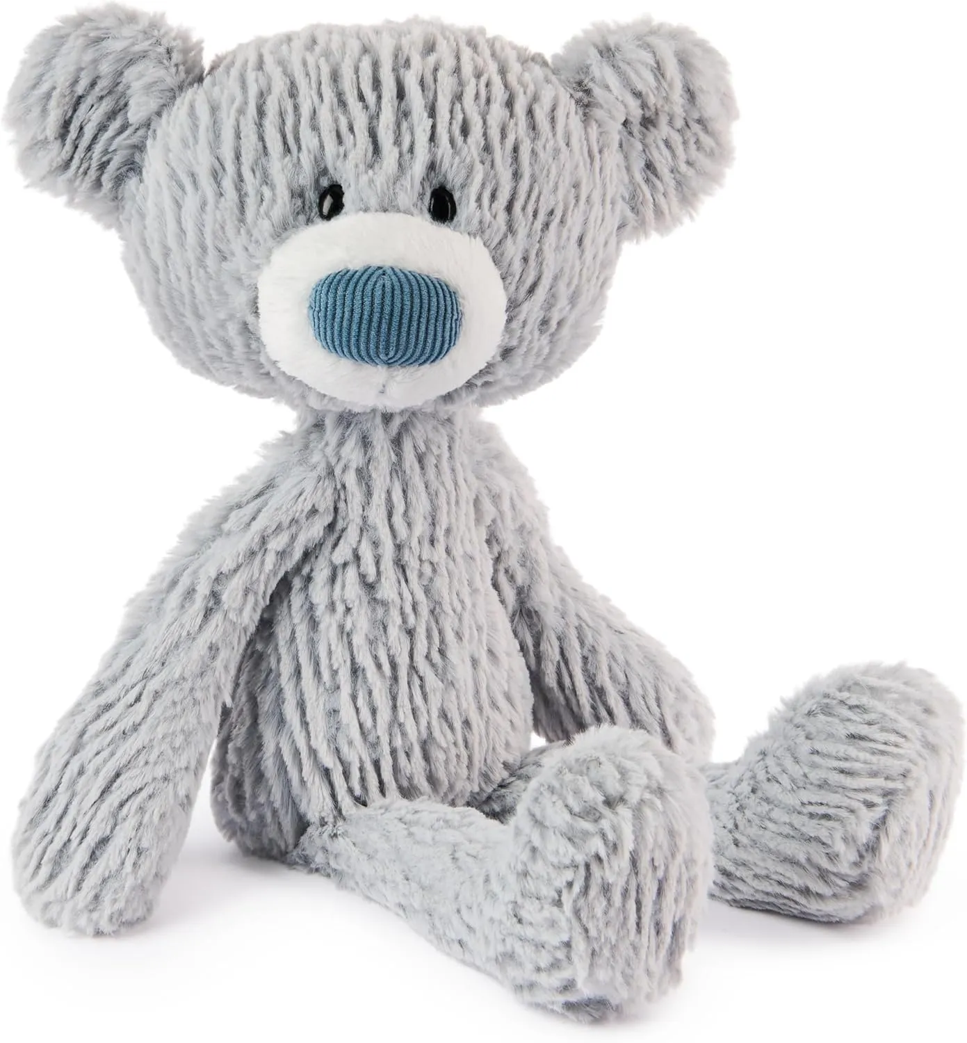 GUND Toothpick Wavy Bear, Teddy Bear Stuffed Animal for Ages 1 and Up, Gray, 15”