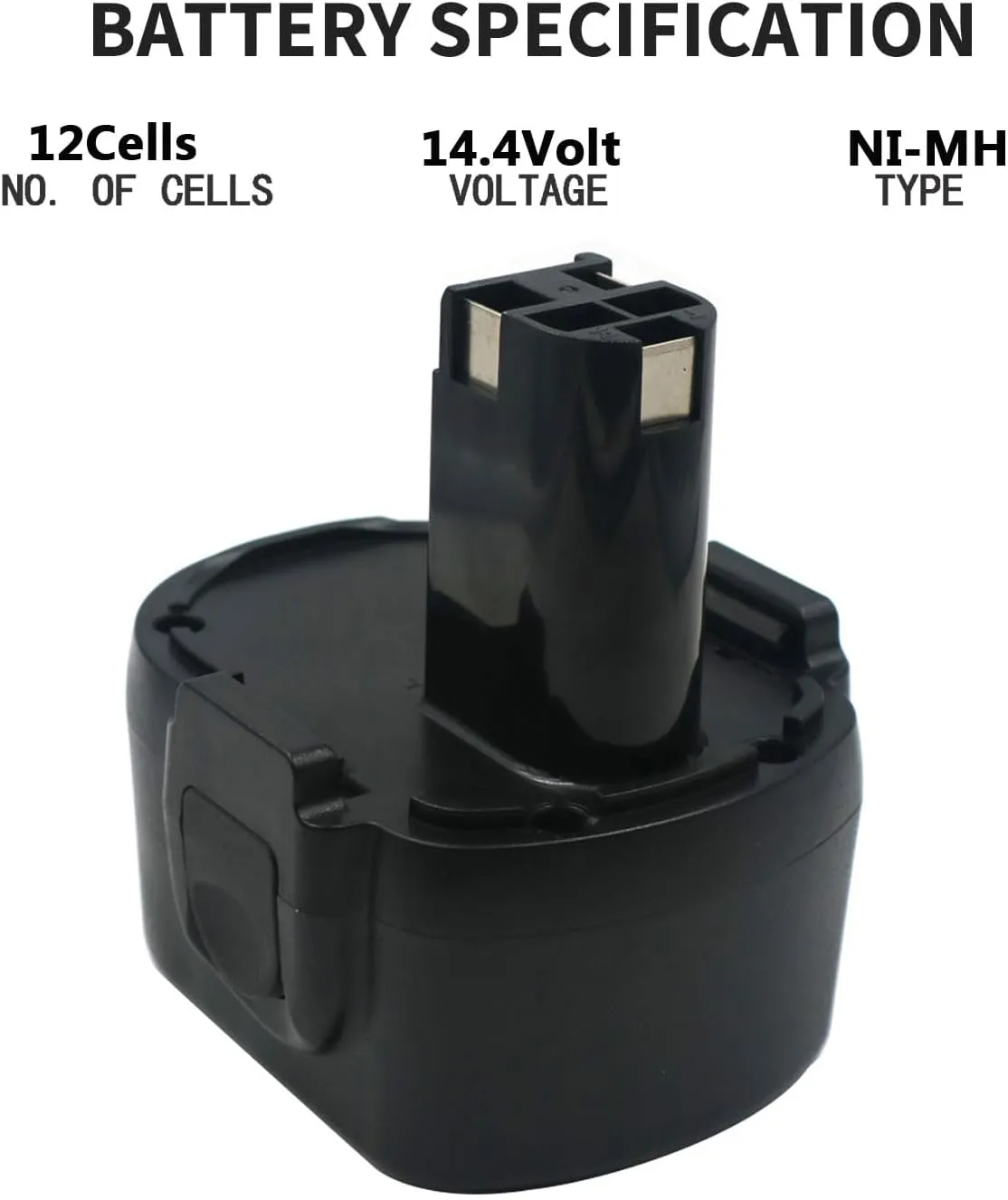 H-ANT 3000mAh Replacement Battery-Compatible for Skil 14.4V Battery 144BAT 92994 2607335328 2610908163 2565 2566 2567 2568 2250