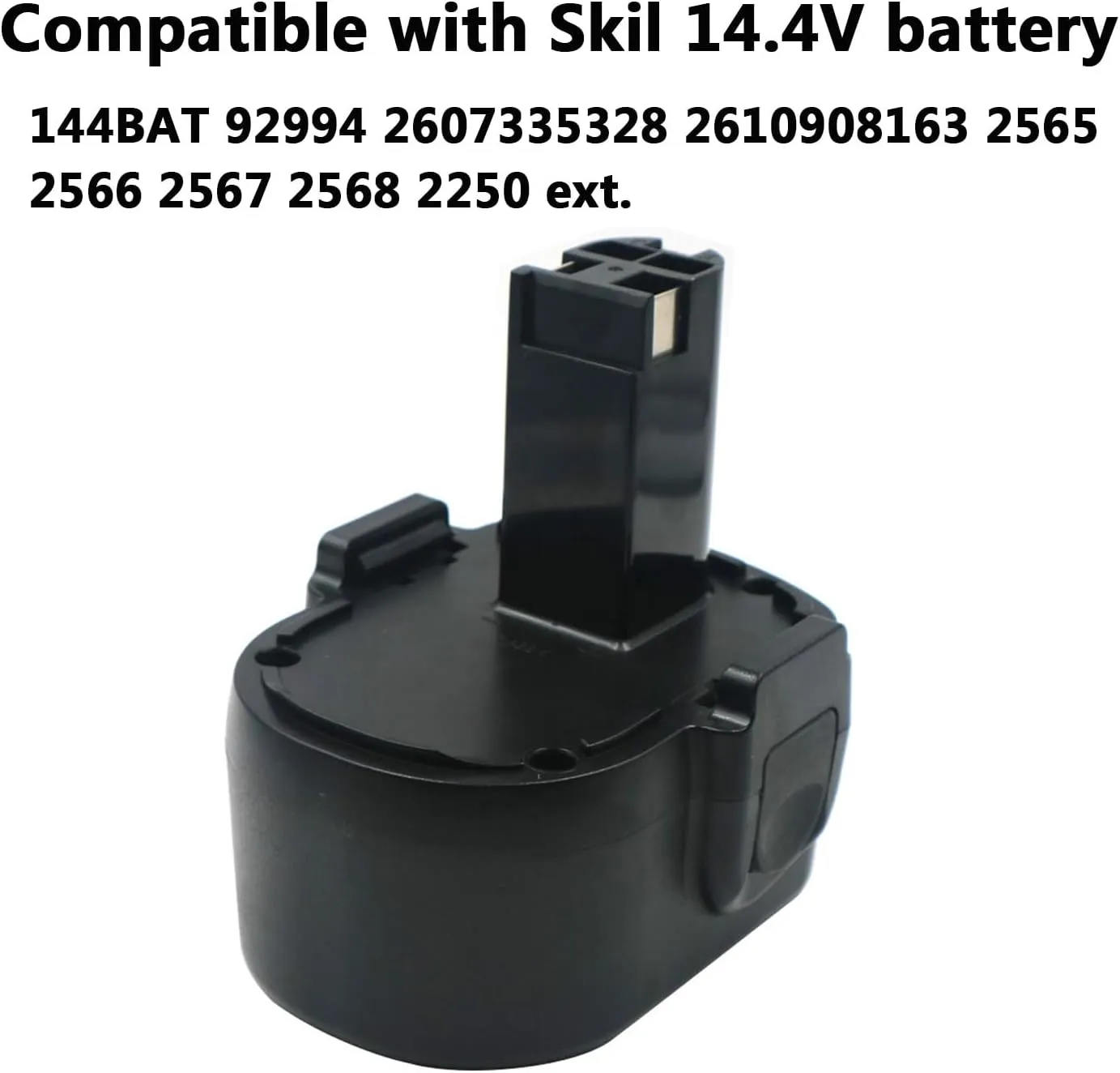 H-ANT 3000mAh Replacement Battery-Compatible for Skil 14.4V Battery 144BAT 92994 2607335328 2610908163 2565 2566 2567 2568 2250