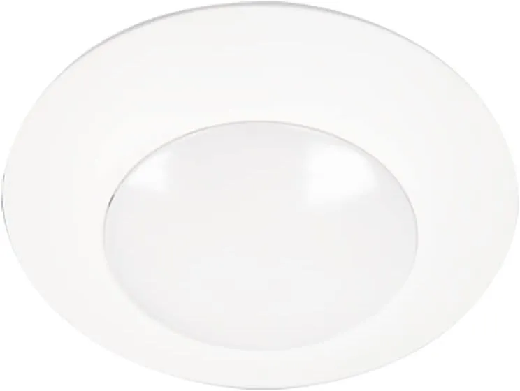 HALO HLC 4 in. 3000K Integrated LED Recessed Light Trim (6-Pack), 3000K Soft White (HLC4079301EWH-6BP)