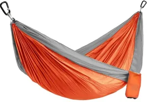 Hammock Double & SingleLightweight Nylon Parachute Hammocks Camping Accessories Gear for Backpacking Beach (Color : K/Single)