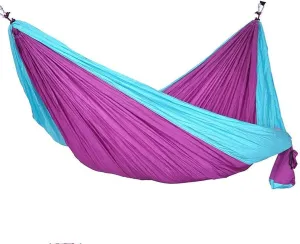 Hammock Double & SingleLightweight Nylon Parachute Hammocks Camping Accessories Gear for Backpacking Beach (Color : L/Single)