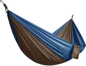 Hammock Double & SingleLightweight Nylon Parachute Hammocks Camping Accessories Gear for Backpacking Beach (Color : M/Single)