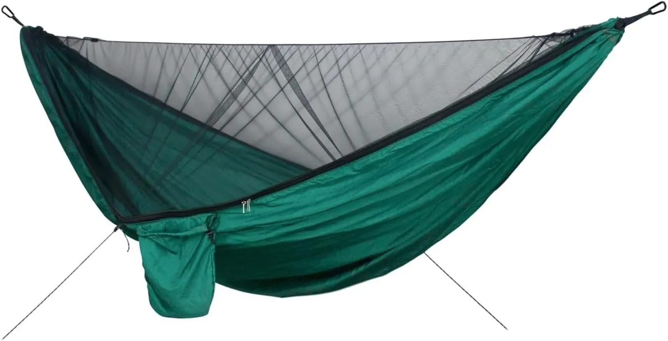 Hammock Portable Quick Set Up Mosquito Net Camping Hammock Outdoor Hanging Bed Sleeping Swing