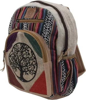 Handmade Natural Hemp Himalayan Daypack