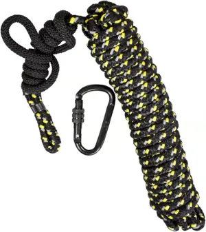 Hawk Safety-Line Kit | Durable Hunting Safety Treestand Climbing Accessories Set - Safe-Line, Prusik & Steel Carabiner Included | Holds Up to 300 LBS