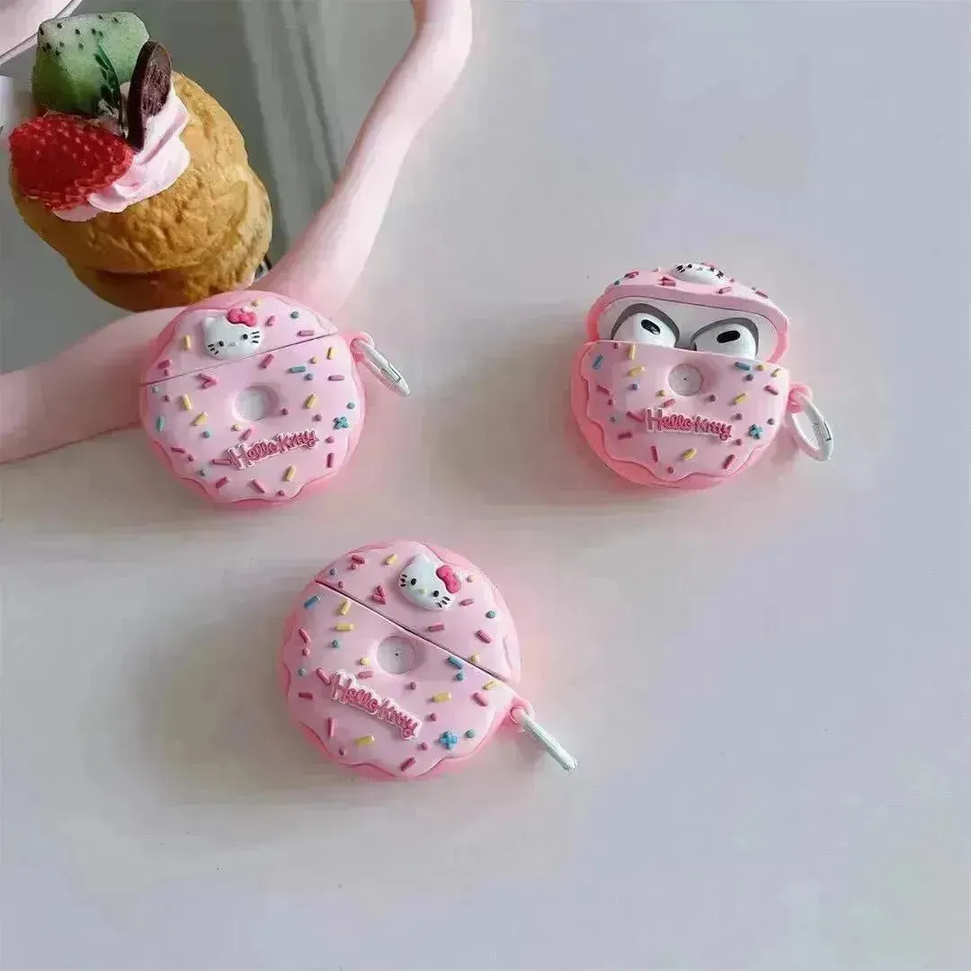 Hello Kitty Donut Protective Case (For Airpods)