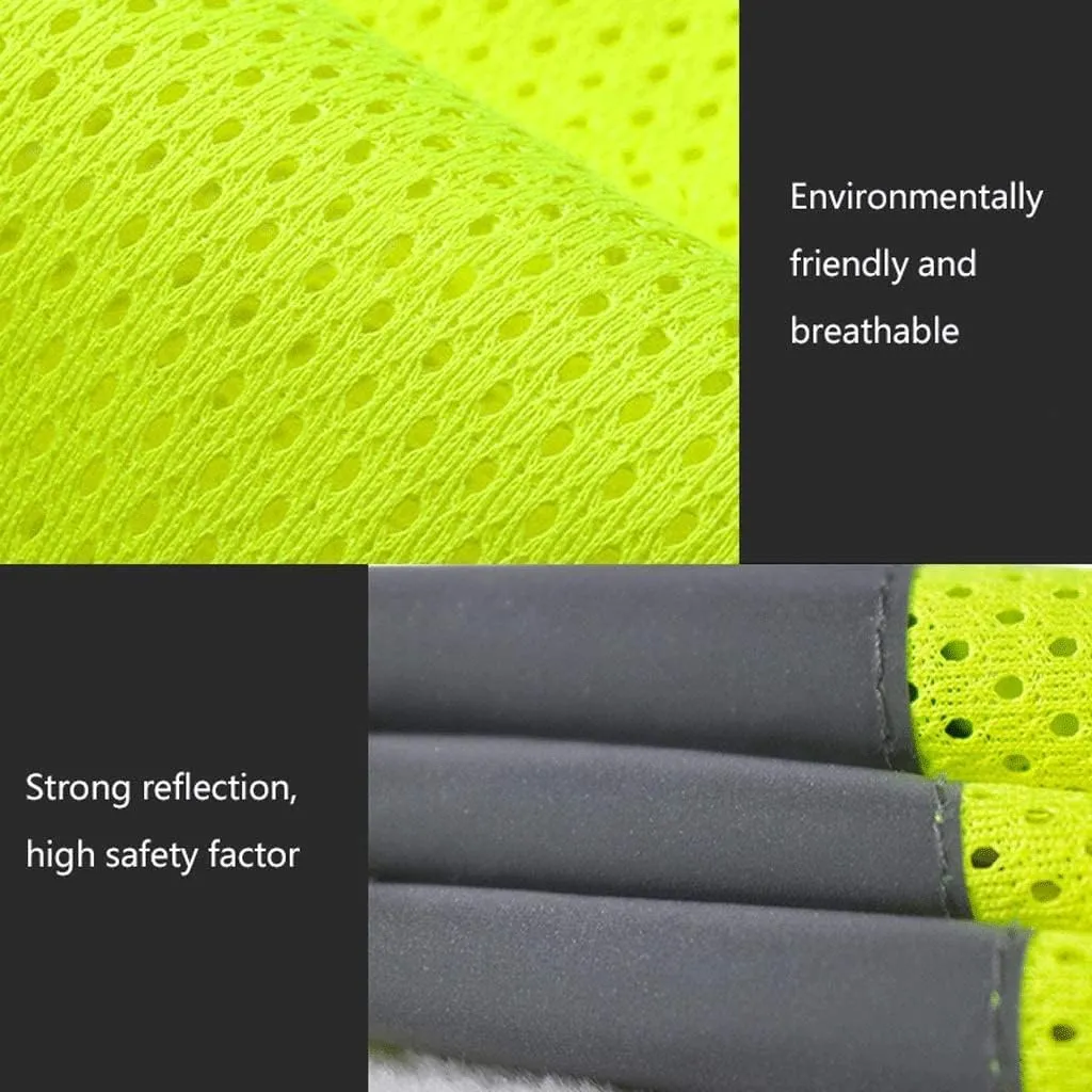 Hi Vis Vests, Reflective Suit for Night Running, Reflective Safety Vest with Adjustable Strap Reflective Safety Vest