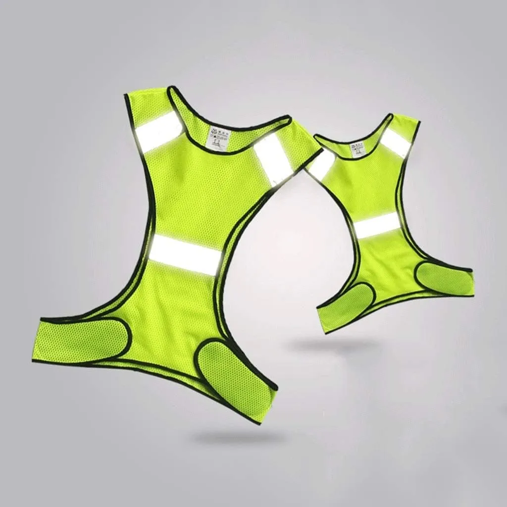 Hi Vis Vests, Reflective Suit for Night Running, Reflective Safety Vest with Adjustable Strap Reflective Safety Vest