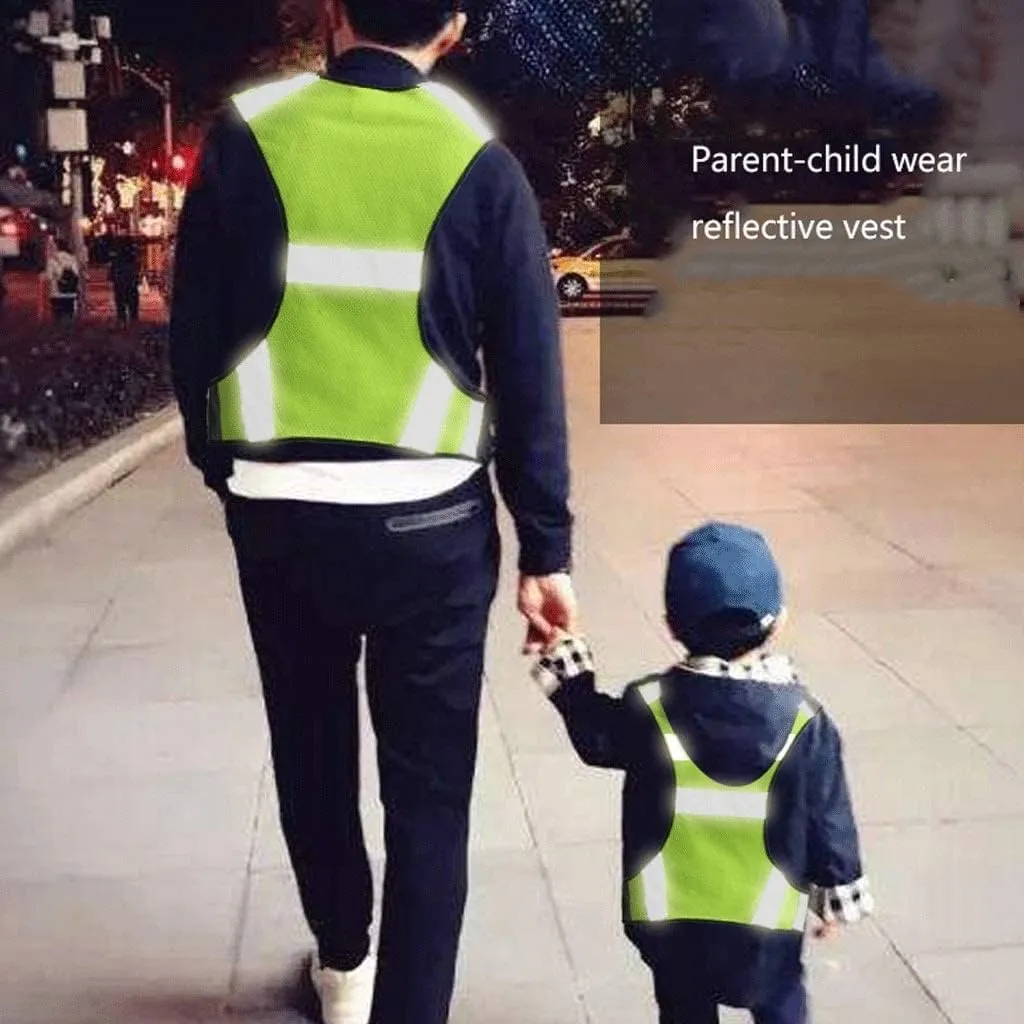 Hi Vis Vests, Reflective Suit for Night Running, Reflective Safety Vest with Adjustable Strap Reflective Safety Vest
