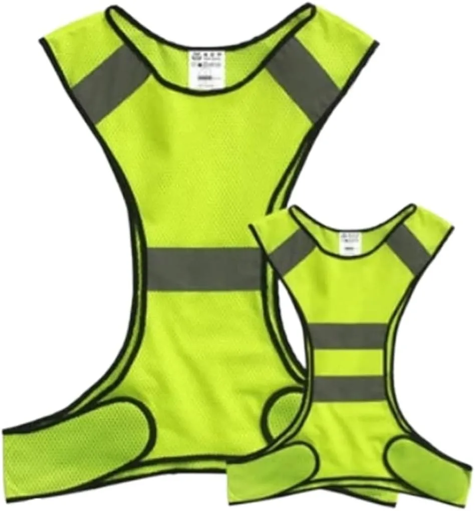 Hi Vis Vests, Reflective Suit for Night Running, Reflective Safety Vest with Adjustable Strap Reflective Safety Vest