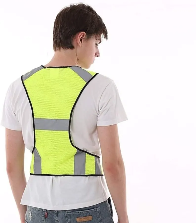 Hi Vis Vests, Reflective Suit for Night Running, Reflective Safety Vest with Adjustable Strap Reflective Safety Vest