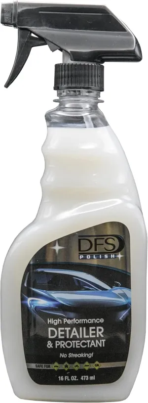 High Performance Detailer & Protectant Spray Wax, Quick Detailer,Easy to Use, Safe On All Surfaces |16 Oz | Made in the USA