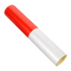 High Visibility Red White Black Yellow Driveway Safety Reflective Tape Easy Install for Trailers Posts Columns