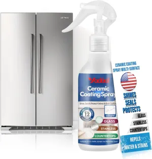 Home Ceramic Coating Spray Kit - Shine, Seal & Protect Kitchen & Bath Surfaces, High-Gloss, Repels Stains & Grime Effective - Great for Stainless Steel, Sinks, Countertops, Glass, and More