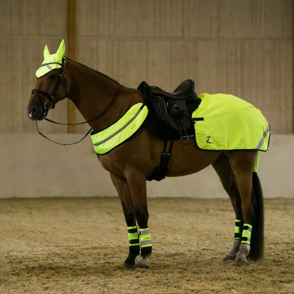 HORZE Reflective Harness - Yellow - Horse