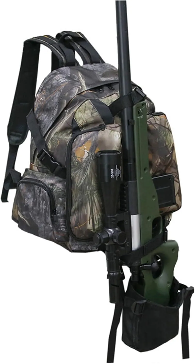 Hunting-Backpack Outdoor Sports Gear Daypack Hiking-Bag - Travel Packs Durable Camping Climbing with Rifle Carry System,A,M