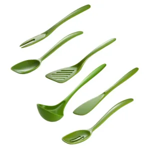 Hutzler 6 Piece Melamine Mini 7.5 Inch Cooking Utensil Set