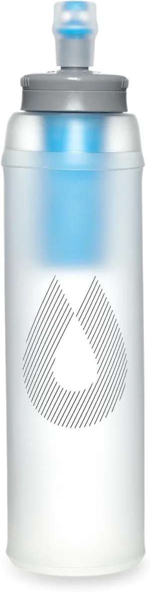 HydraPak UltraFlask  500ml - Filtered, Compressible Soft Flask Water Bottle for Hydration Vests and Running Packs with Integrated Water Filter (500ml / 17oz)
