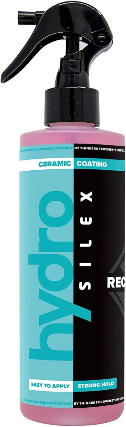 HydroSilex Recharge Car Ceramic Coating - Protective Ultra Hydrophobic Ceramic Detail Spray Replaces Wax & Sealants - DIY Friendly Car Care Products That Provide 6 Months of Protection - 8 Ounces