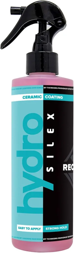 HydroSilex Recharge Car Ceramic Coating - Protective Ultra Hydrophobic Ceramic Detail Spray Replaces Wax & Sealants - DIY Friendly Car Care Products That Provide 6 Months of Protection - 8 Ounces