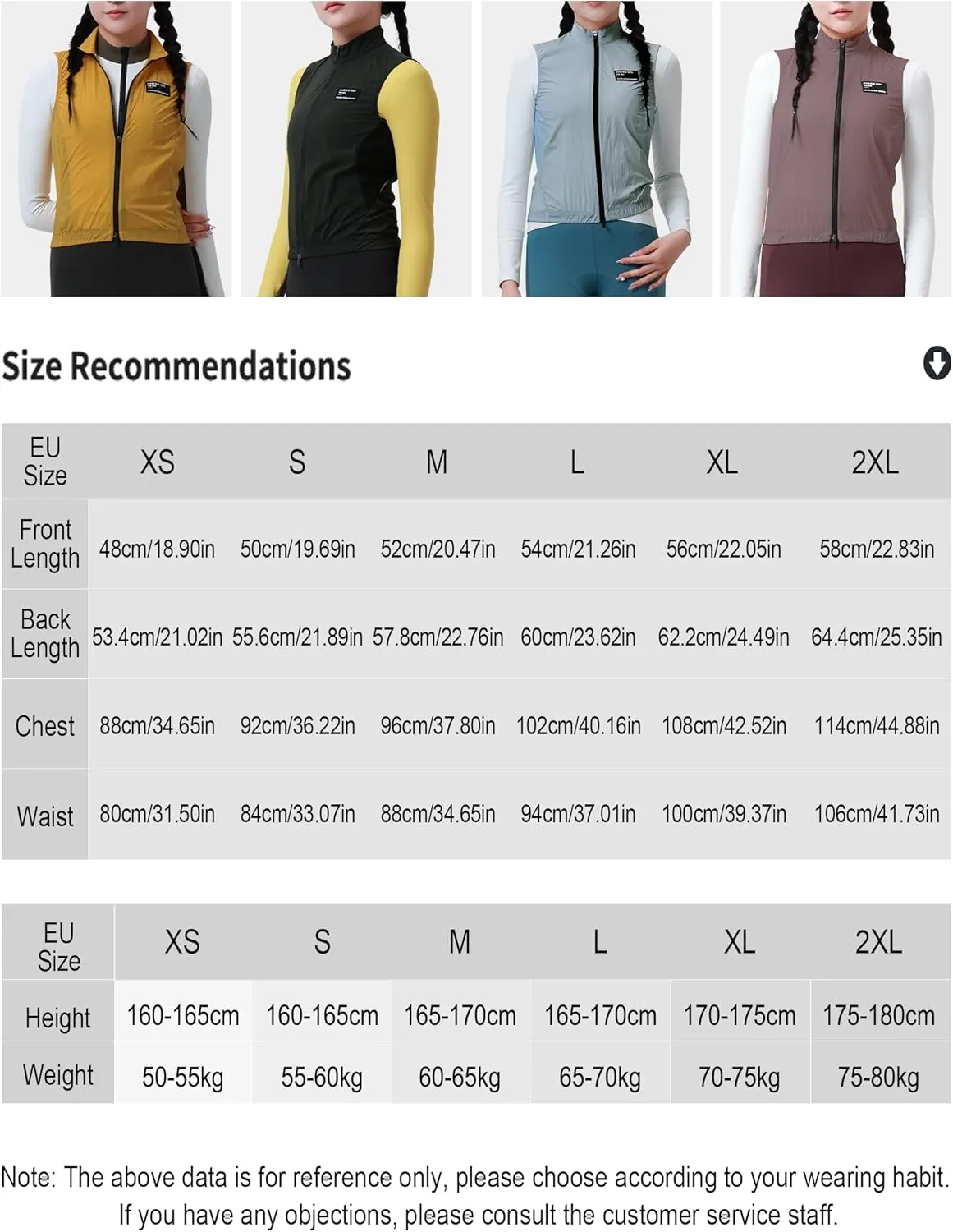 INBIKE Womens Cycling Vest Lightweight Windproof Sleeveless Cycling Jacket for Women Bike Vest For Cycling Hiking Running