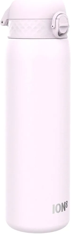 Ion8 1 Litre Stainless Steel Water Bottle, Leak Proof, Easy to Open, Secure Lock, Dishwasher Safe, Carry Handle, Flip Cover, Easy Clean, Durable, Scratch Resistant, 1200 ml/40 oz, Lilac Dusk Pink