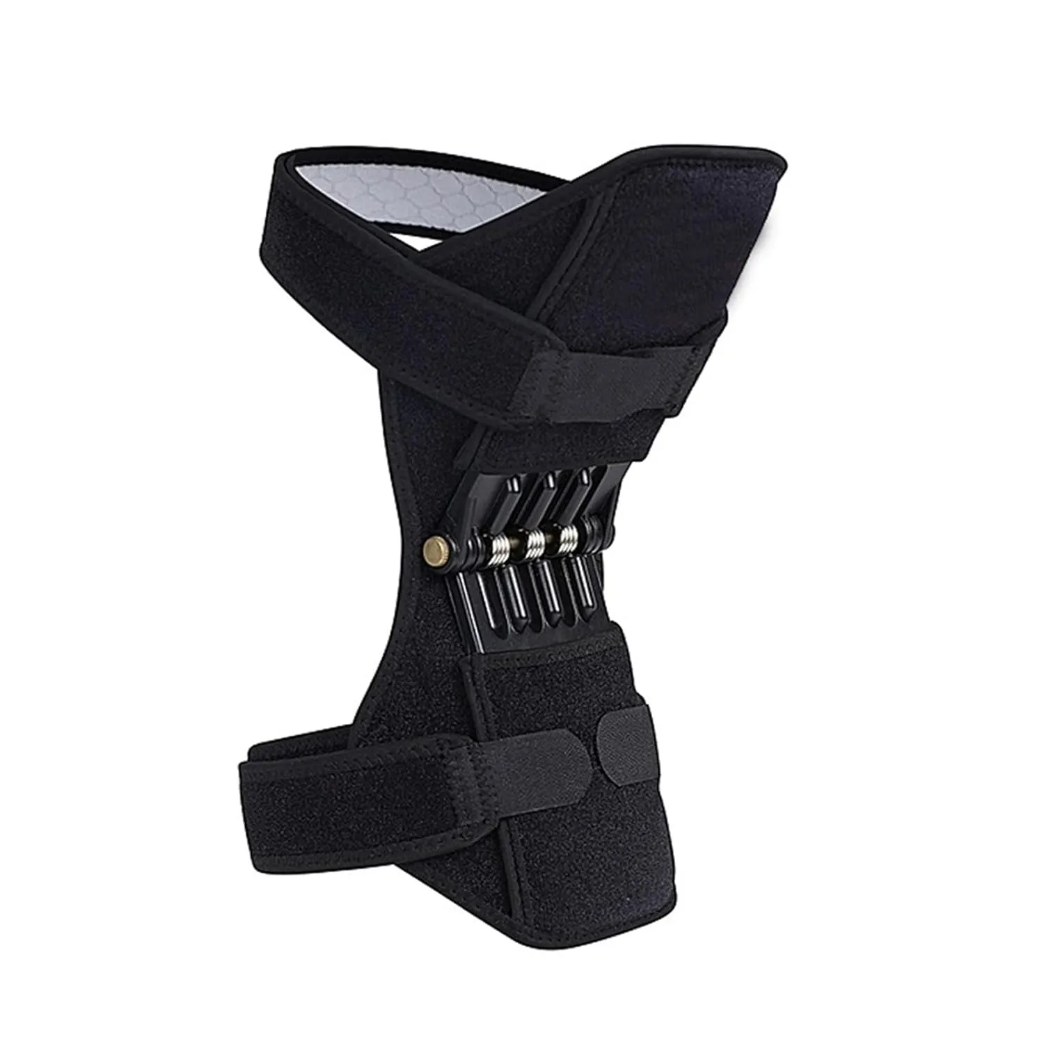 IPENNY Power Knee Stabilizer Pads Knee Booster Brace knee Joint Support, Protective Booster Gear Patella Support Climbing Upstairs Spring Lift, 1 Pair