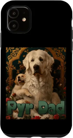 iPhone 11 Great Pyrenees Pyr Dad Snow Bear Mountain Dog Sheepdog Couch Case