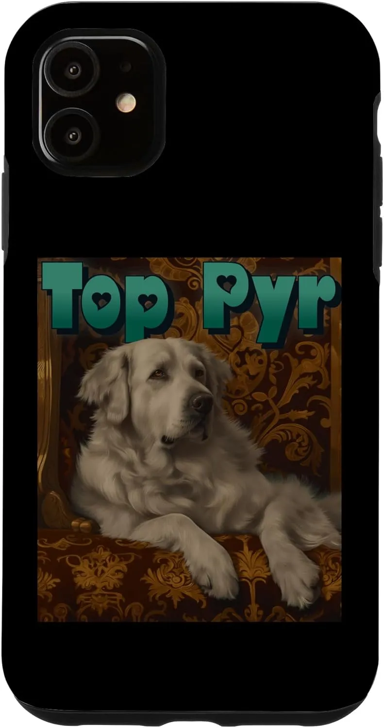 iPhone 11 Great Pyrenees Pyr Pal Snow Bear Mountain Sheepdog Dog Couch Case