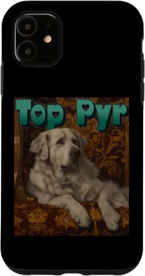 iPhone 11 Great Pyrenees Pyr Pal Snow Bear Mountain Sheepdog Dog Couch Case